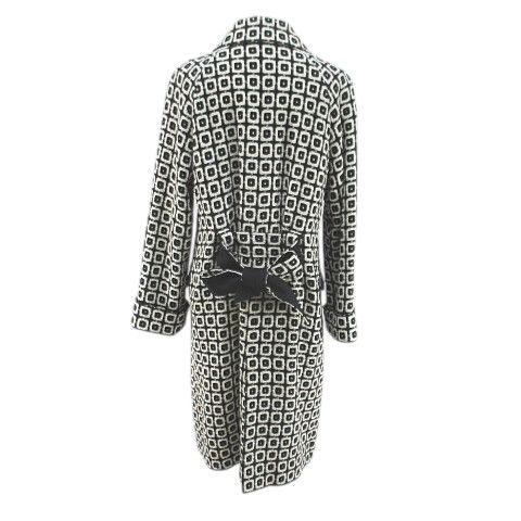 お値下げ☆miss ashidaコート ミス アシダ miss ashida ステンカラーコート ニット ロング丈 F 黒系