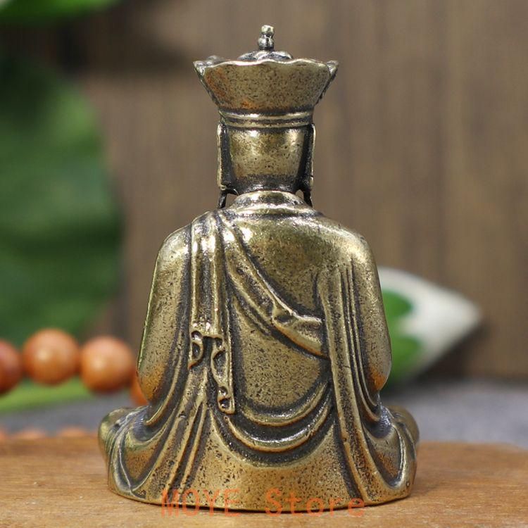 仏教美術 九華山地蔵王仏像 小仏像 銅製 銅器 - メルカリ