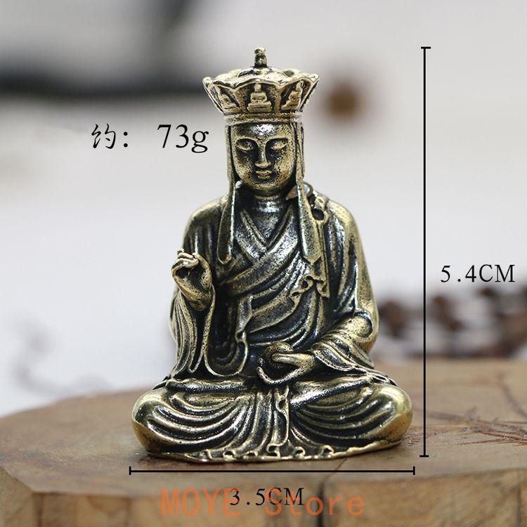 仏教美術 九華山地蔵王仏像 小仏像 銅製 銅器 - メルカリ