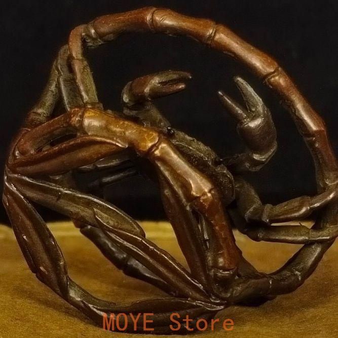 銅 細工 茶道具 香道具 蓋置 置物 カニ 銅製 - メルカリ