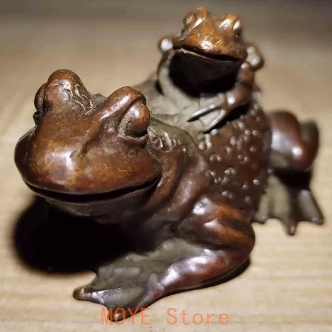 金蟾 置物 銅細工 蟾蜍 蛙 茶寵 装飾品 工芸品 美術品 金蟾 置物 銅細工 蟾蜍 蛙 茶寵 装飾品 工芸品 美術品