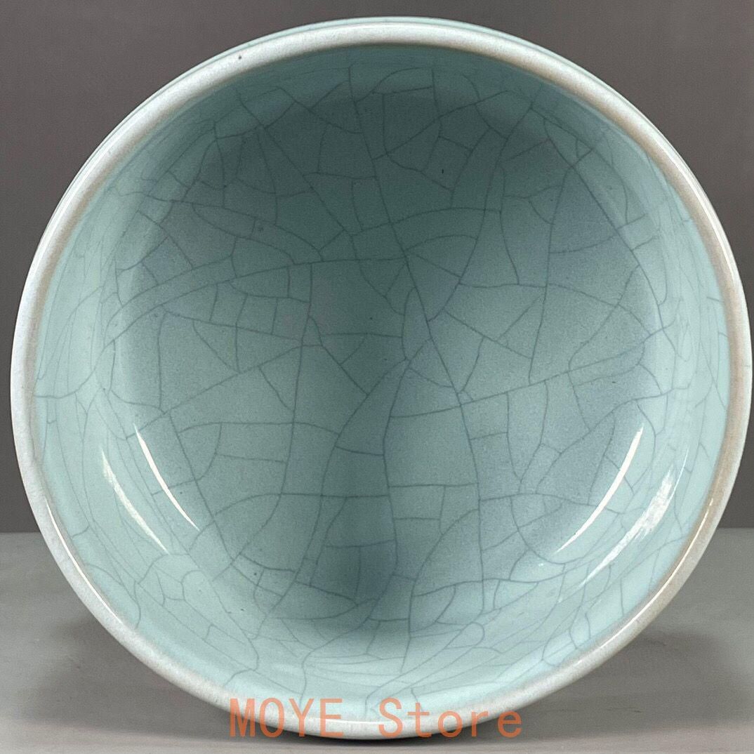 磁器 景徳鎮 開片釉三足香炉 工芸品 置物 磁器 景徳鎮 開片釉三足香炉 工芸品 置物 磁器 景徳鎮 開片釉三足香炉