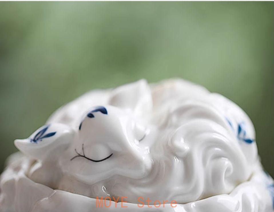 九尾狐の焼物 香炉 香道具蓋置 置物 - メルカリ