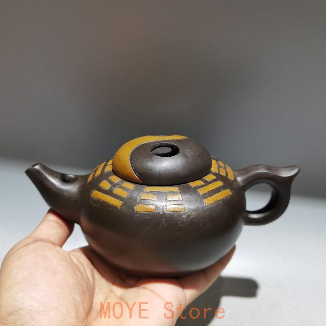 中国美術　宜興 紫砂壷 中国 宜興 八卦紫砂壷 急須 - メルカリ