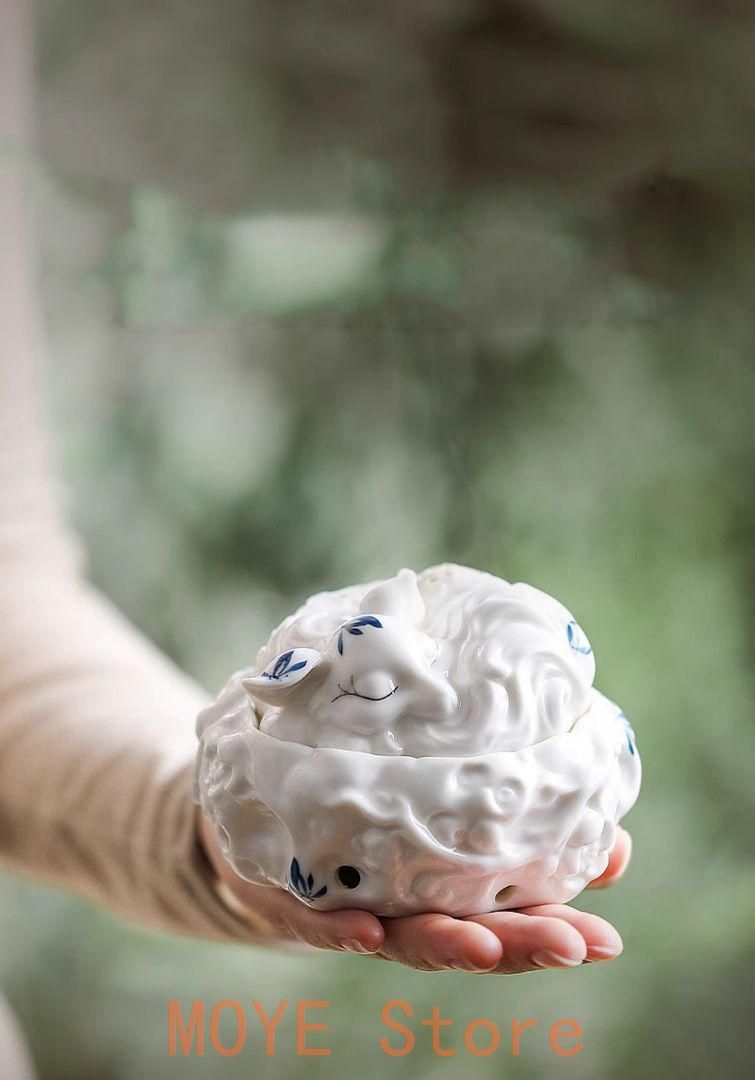 九尾狐の焼物 香炉 香道具蓋置　置物 九尾狐の焼物 香炉 香道具蓋置 置物 - メルカリ