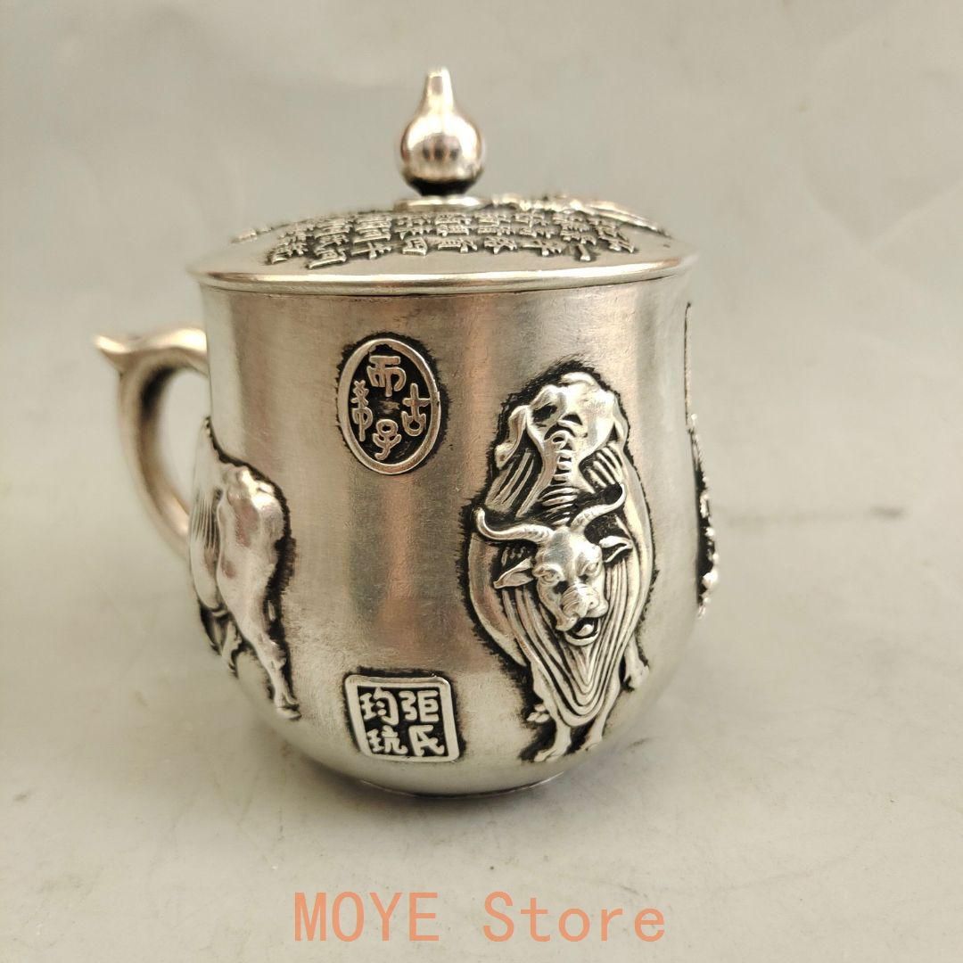 五牛豊登蓋碗 飲茶食器 中国茶器 煎茶道具 現代工芸品美術品 置物 五牛豊登蓋碗 飲茶食器 中国茶器 煎茶道具 現代工芸品美術品