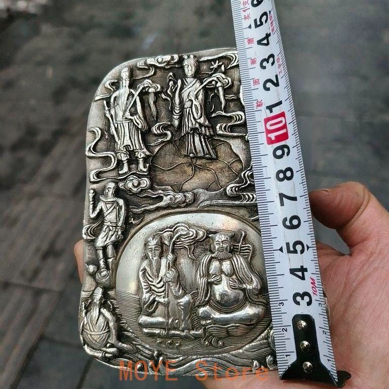 彫刻 浮彫り八面八仙仏像 筆箱 書道具 文房具 現代工芸品美術品 置物 彫刻 浮彫り八面八仙仏像 筆箱 書道具 文房具 現代工芸品美術品 置物