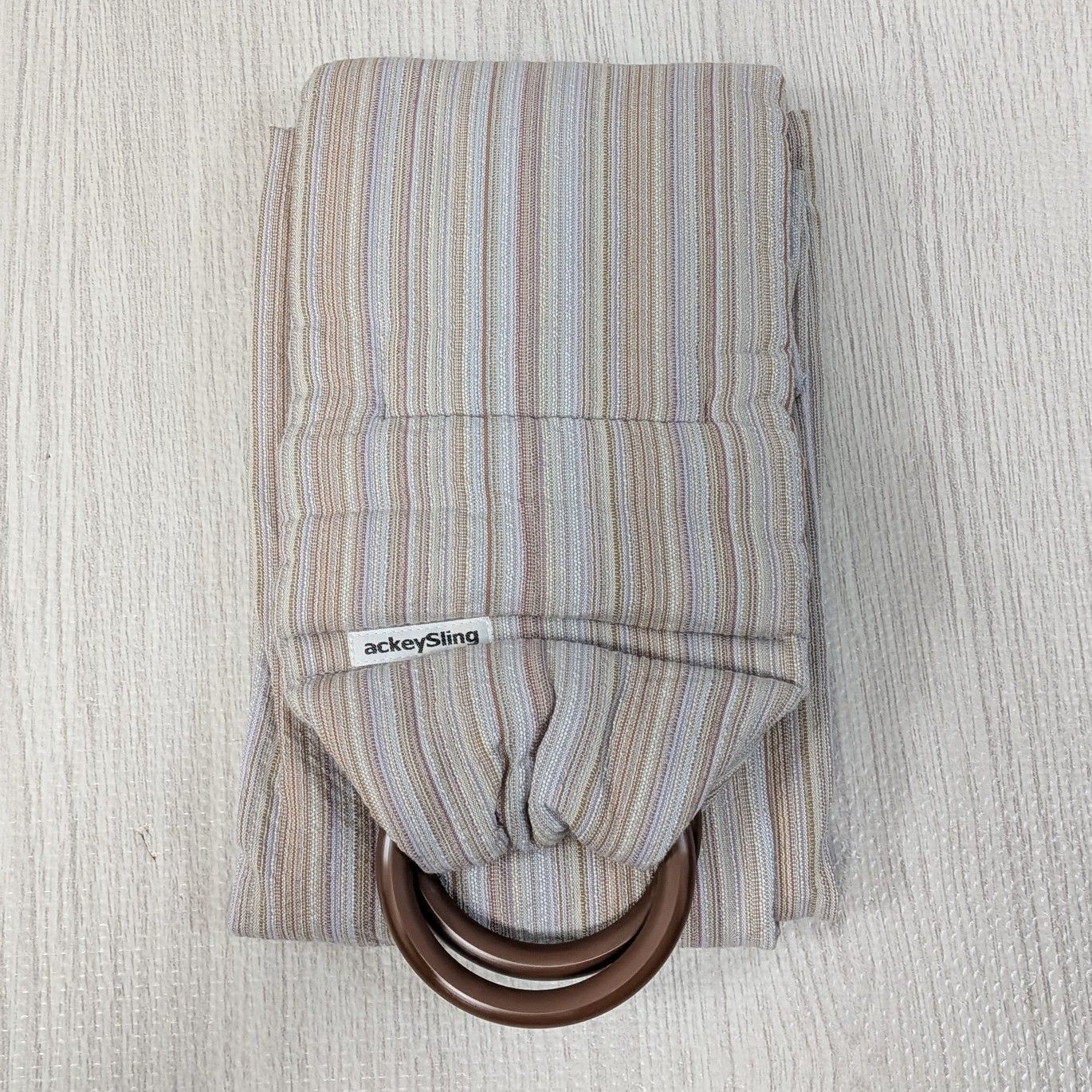 美品 あっきースリング 象牙 オリジナル ackey Sling nicobaby しじら