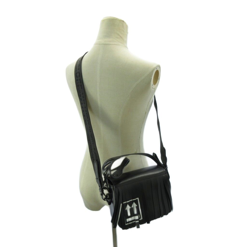 off-whiteショルダーバッグ オフホワイト OFF WHITE 2013 2way ショルダーバッグ ハンド フリンジ