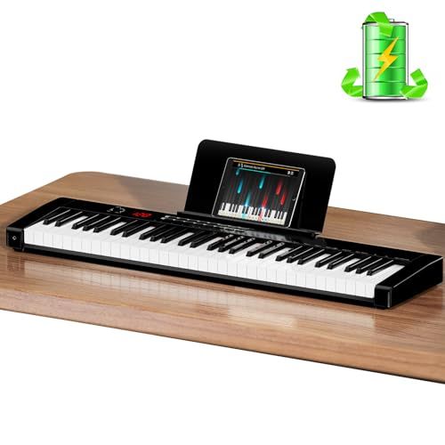 新品】電子ピアノ 61鍵タッチレスポンス鍵盤 2025年改良モデル