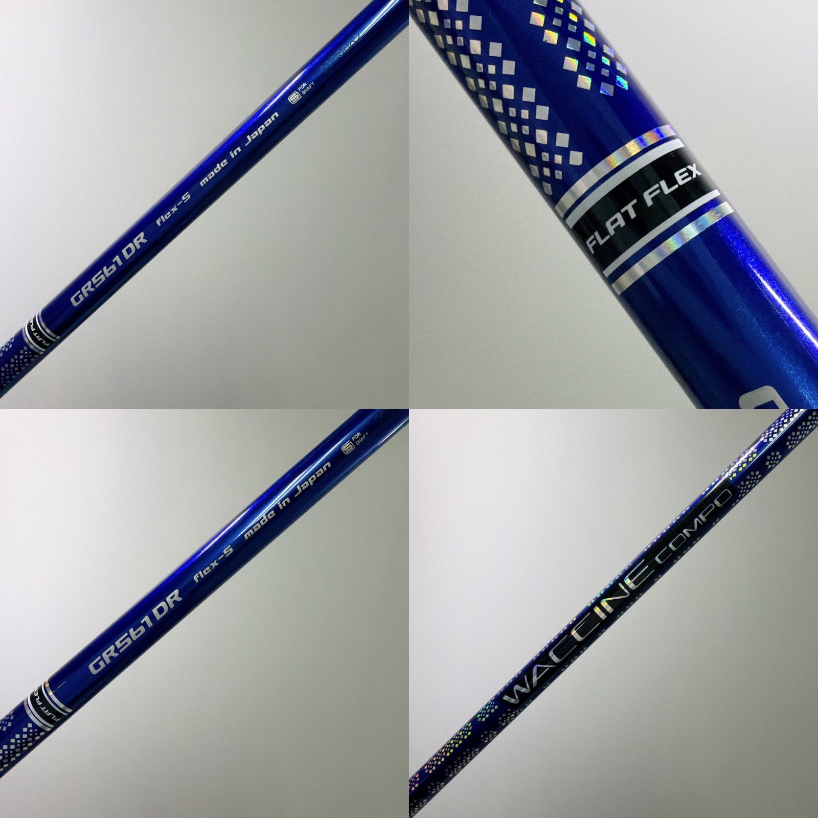 新品グリップ 良品 高級 WACCINE COMPO GR561DR ドライバーシャフト