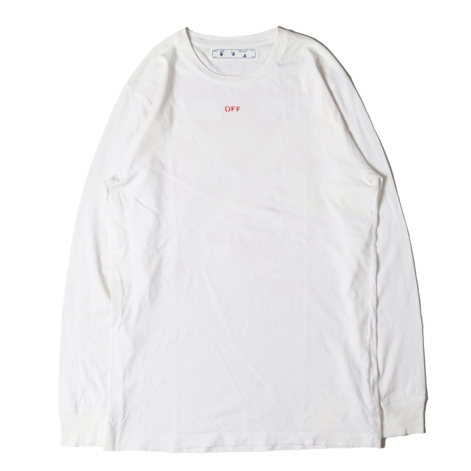 【Off-White】Marker Cross ArrowロングスリーブLサイズ Off-White】Marker Cross ArrowロングスリーブLサイズ Off-White
