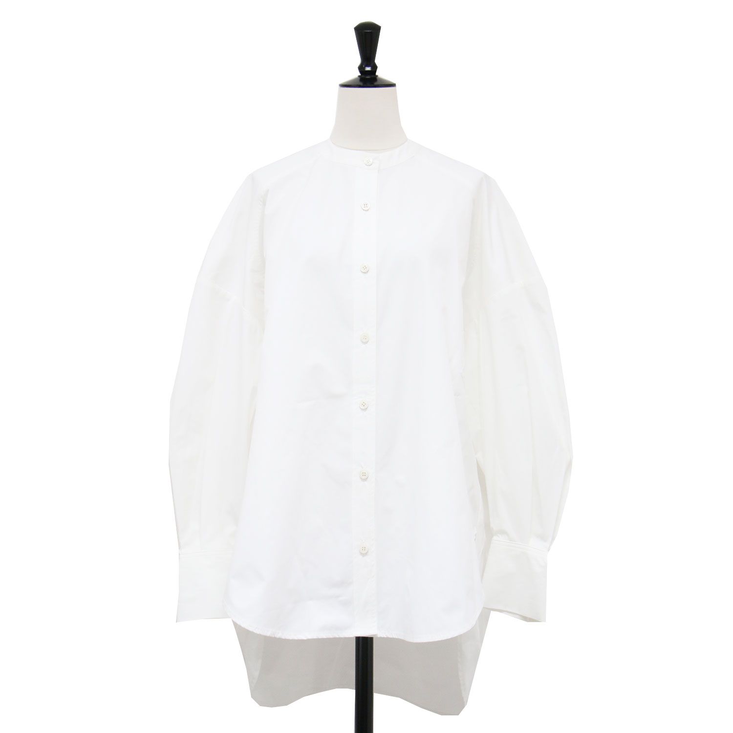 【美品】machatt マチャット ブラウス MACHATT マチャット シャツ ホワイト 白 サイズ:FREE | スタンドカラー