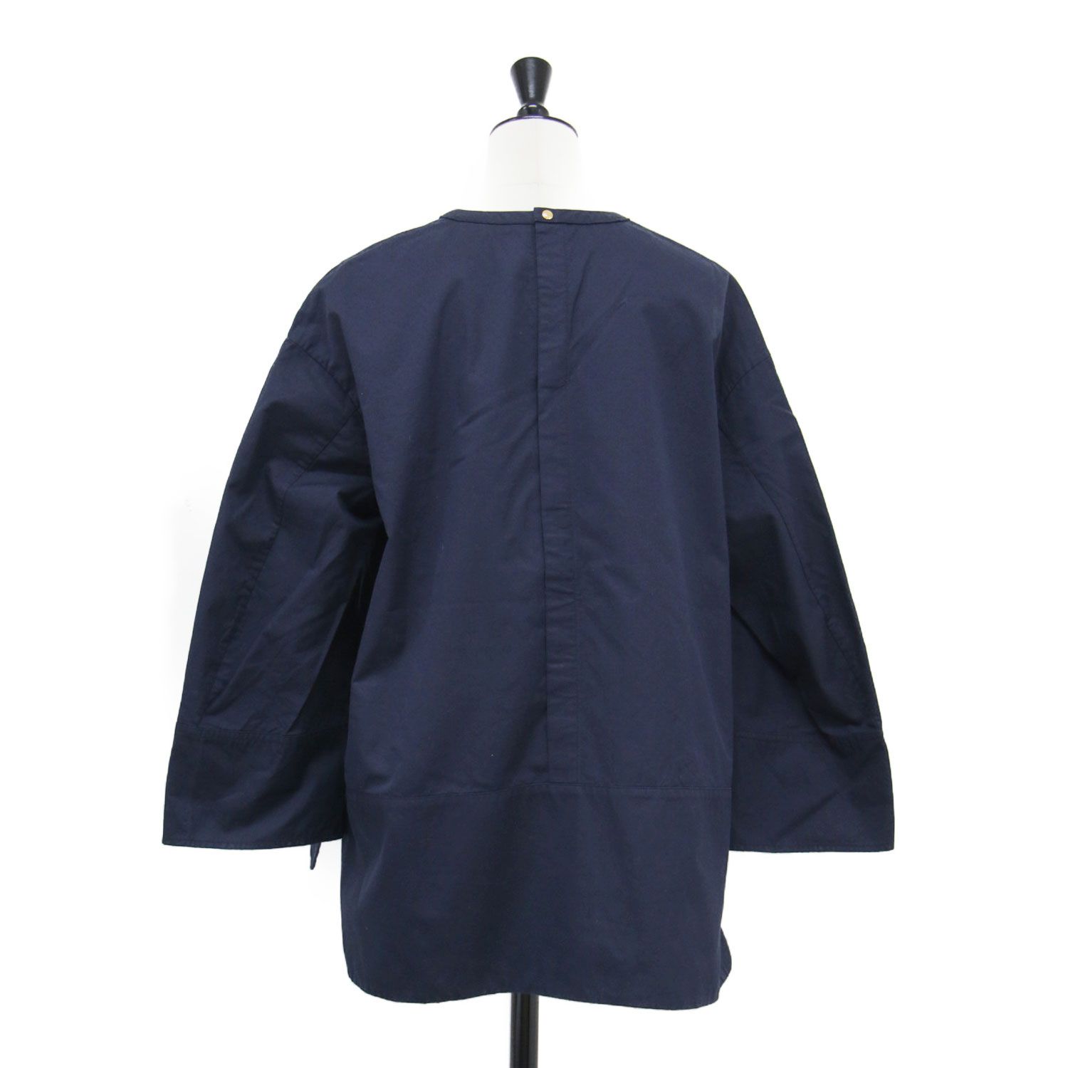 ドゥロワー ブラウス 36 DRAWER ドゥロワー ブラウス ネイビー 紺 サイズ:36(S) | 21春夏