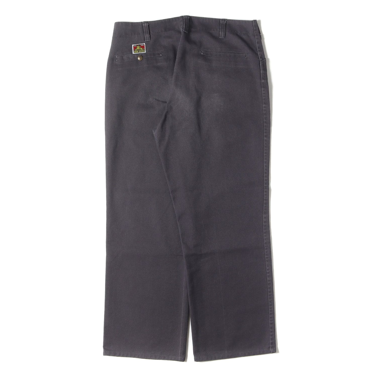ベンデイビス　ワークパンツ　チャコールグレー？　サイズ36　USA製　古着 BEN DAVIS ベンデイビス パンツ チャコール サイズ:36 | 人気カラー
