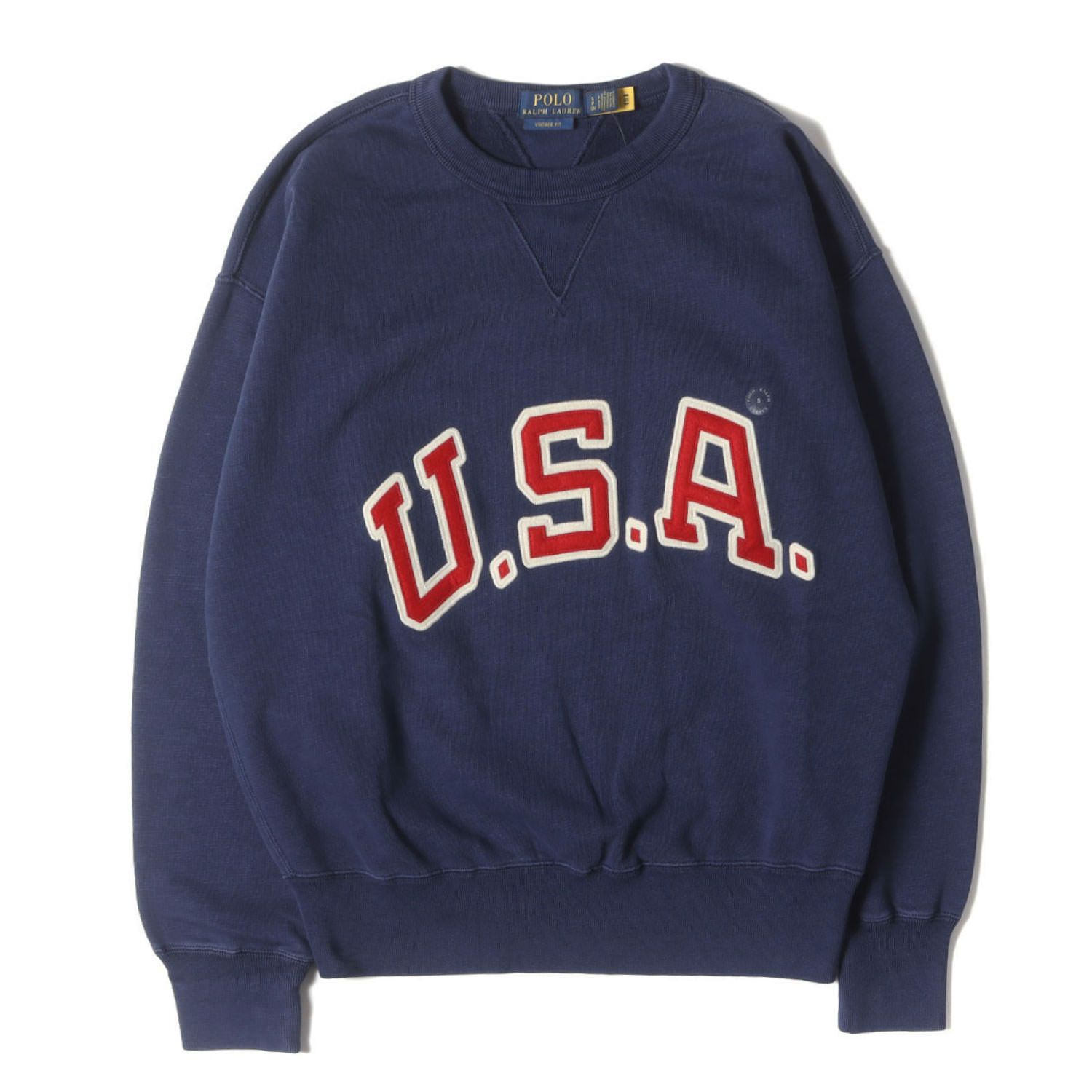 新品】POLO Ralph Lauren ポロ ラルフローレン スウェット ネイビー 紺 