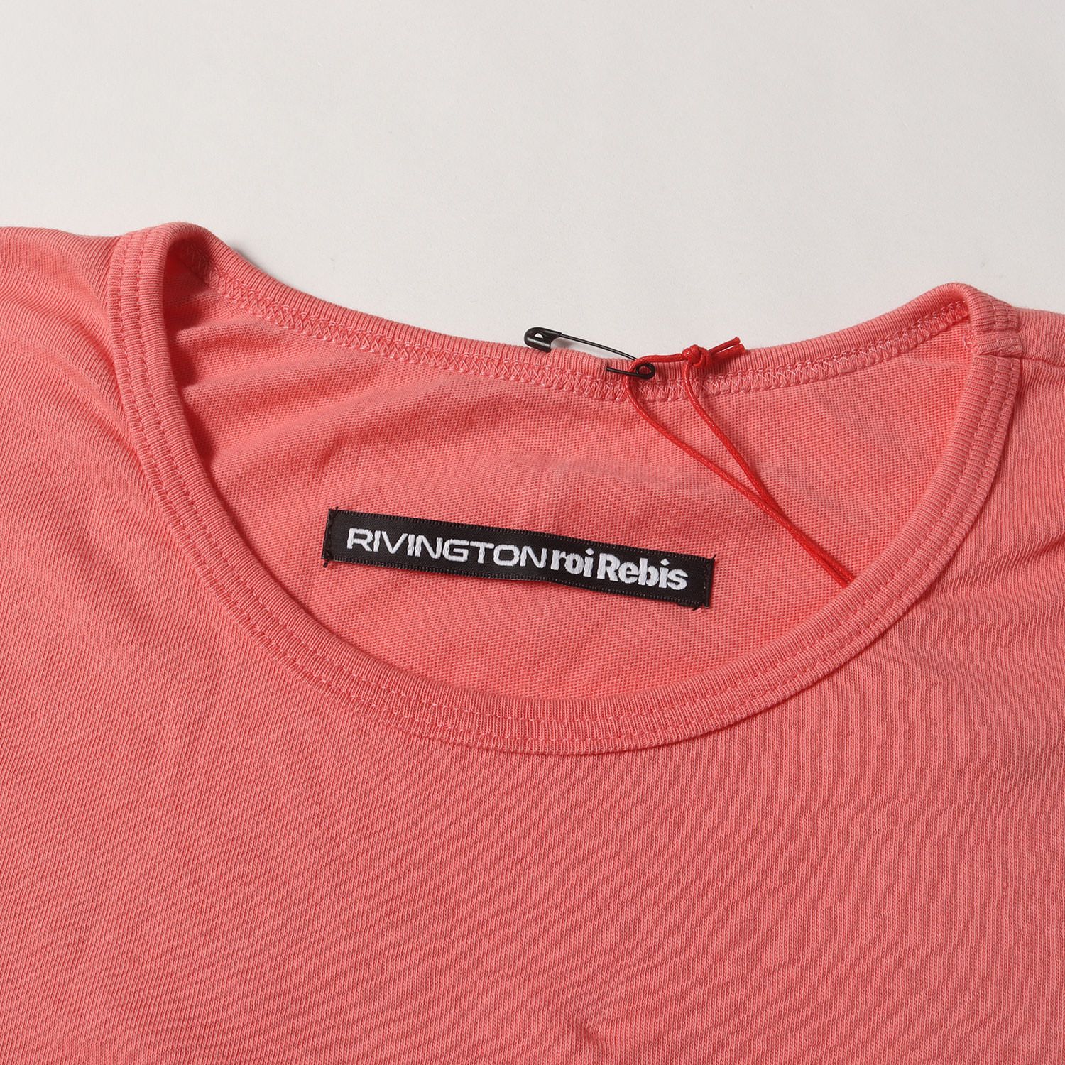 新品】RRR123 リヴィントン・ロイ・レビス Tシャツ ピンク(MTRD