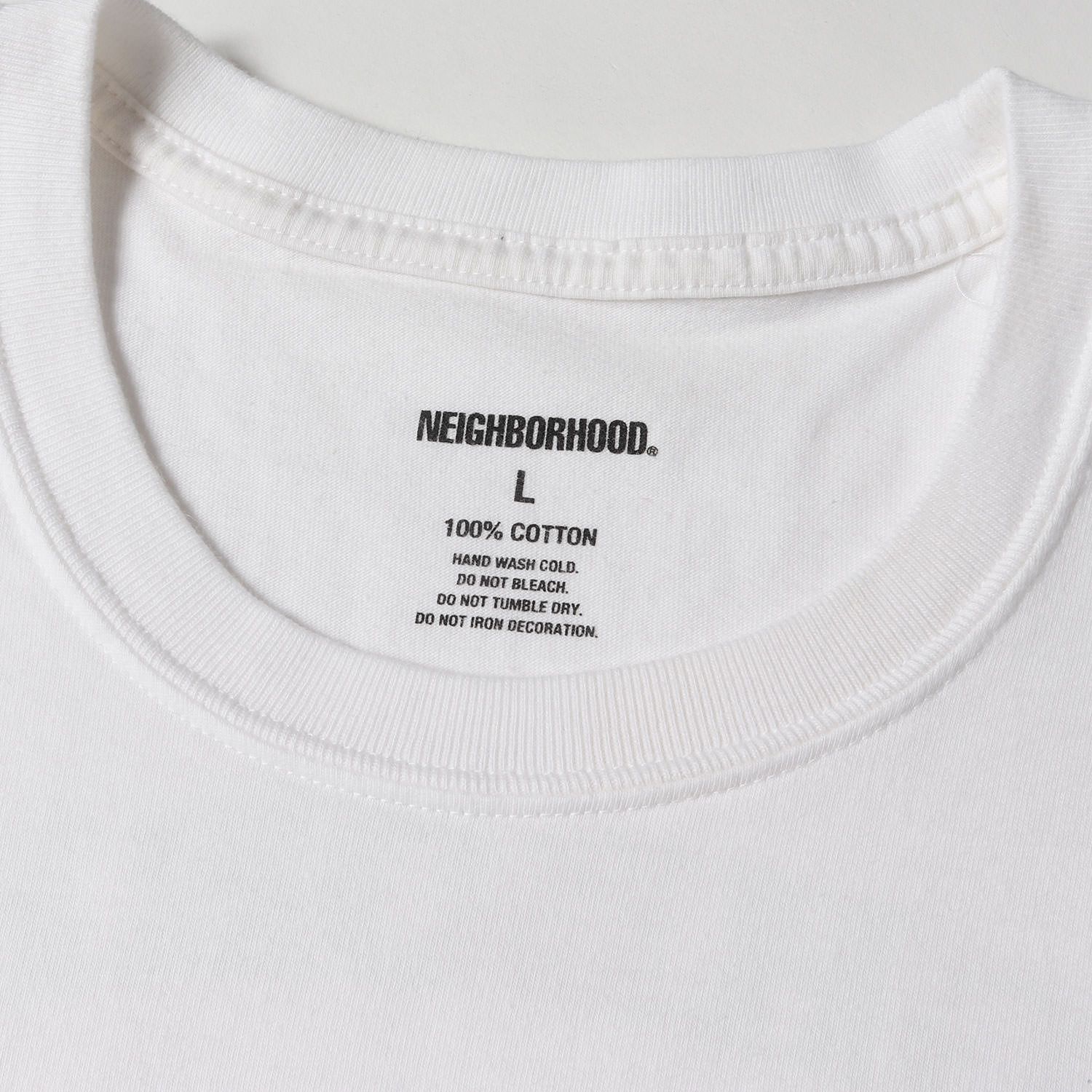 NEIGHBORHOOD ネイバーフッド Tシャツ ホワイト 白 サイズ:L | 22AW 