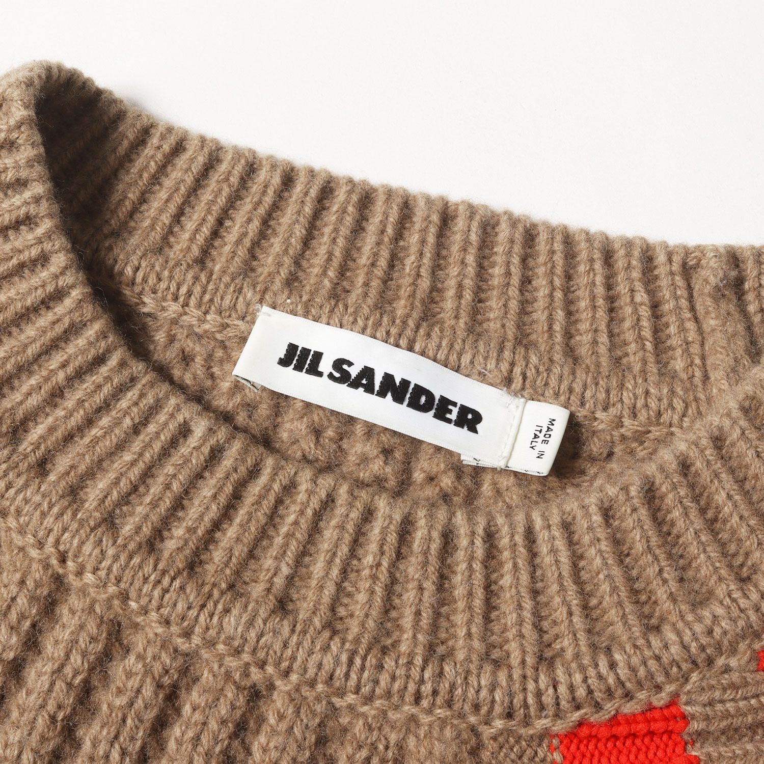 JIL SANDER ジル・サンダー ニット ベージュ サイズ:46 | ライン