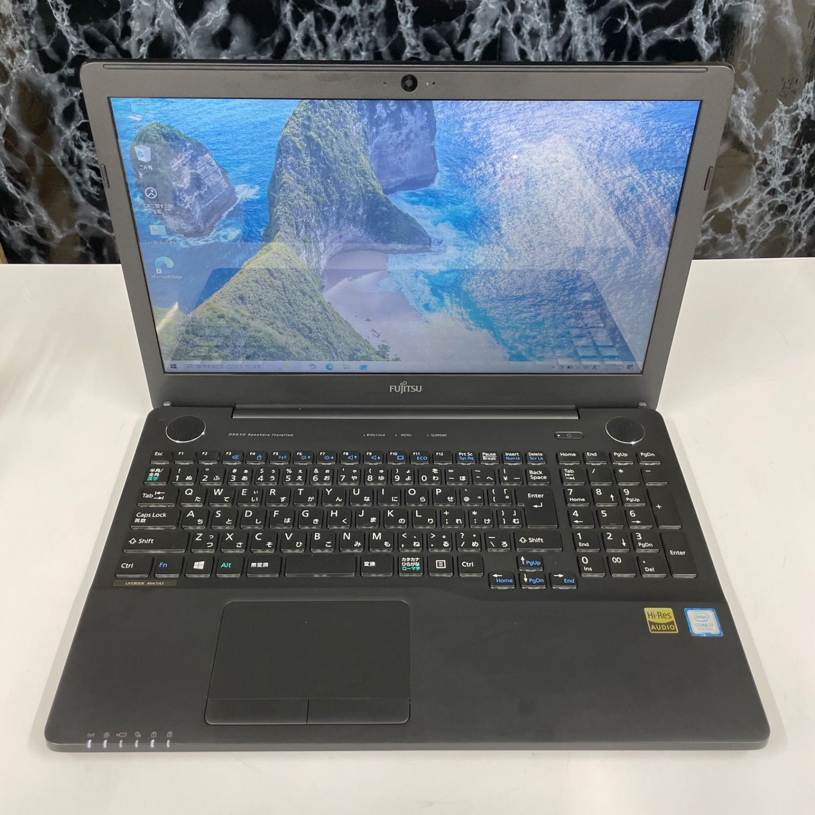 富士通 LIFEBOOK AH47/A3 core i7 7700HQ◇8GB◇SSD500GB 0012 - メルカリ