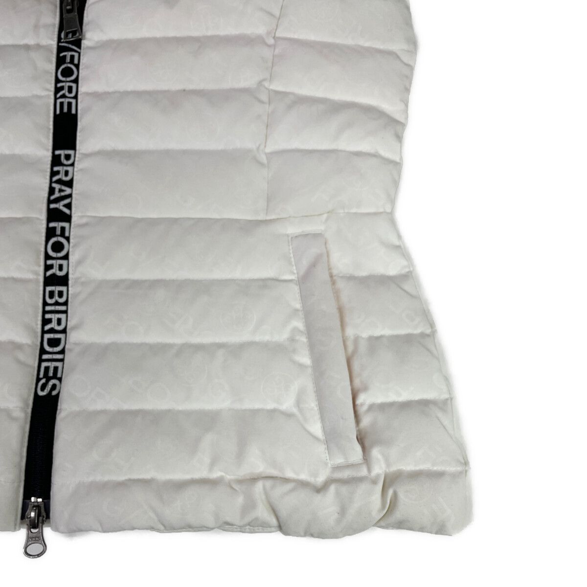 G/FORE レディースセットアップ サイズ38 白 中古 レディース ジーフォア G/FORE セットアップ 38(M) 40(L) 白