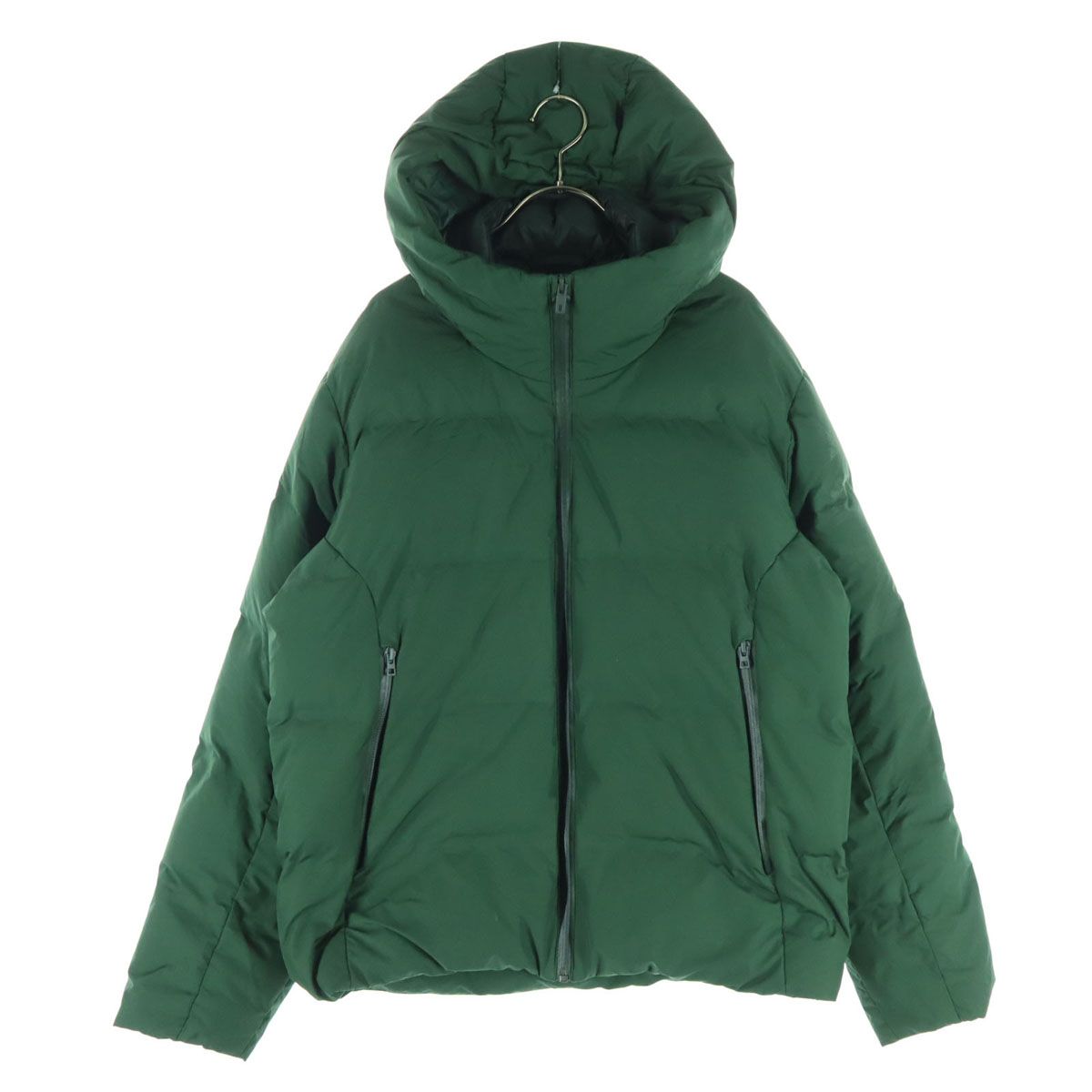 UNIQLO ユニクロ 長袖 シームレス ダウンジャケット L グリーン メンズ 