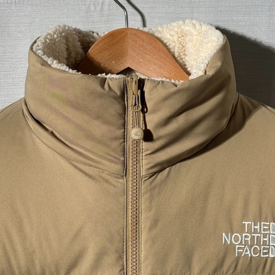 極美品 ノースフェイス THE NORTH FACE リバーシブル ダウンジャケット