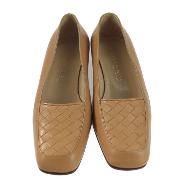 超美品 BOTTEGAVENETA ボッテガヴェネタ イントレチャート パンプス