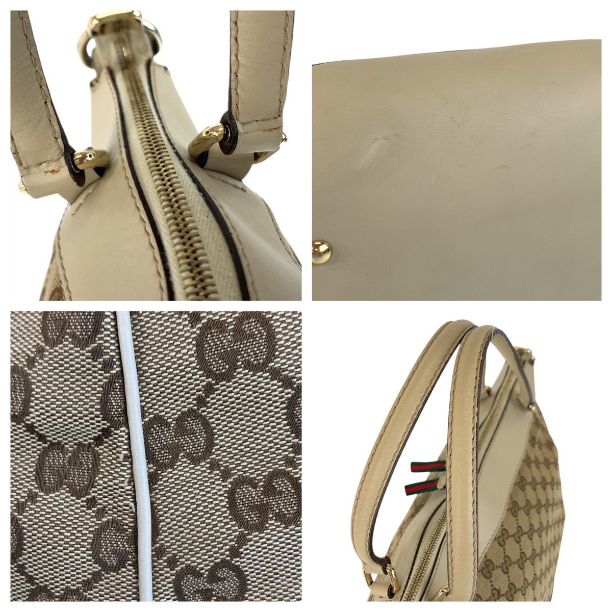 GUCCI グッチ メイフェア シェリーライン ベージュ GGキャンバス 