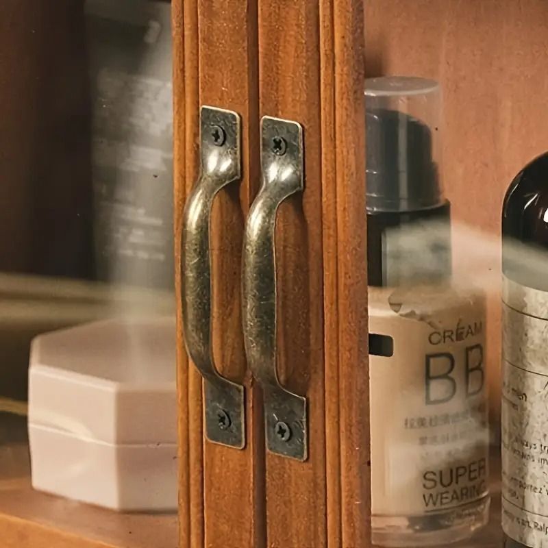 ミニ キャビネット 収納ボックス ディスプレイラック 木製 おしゃれ