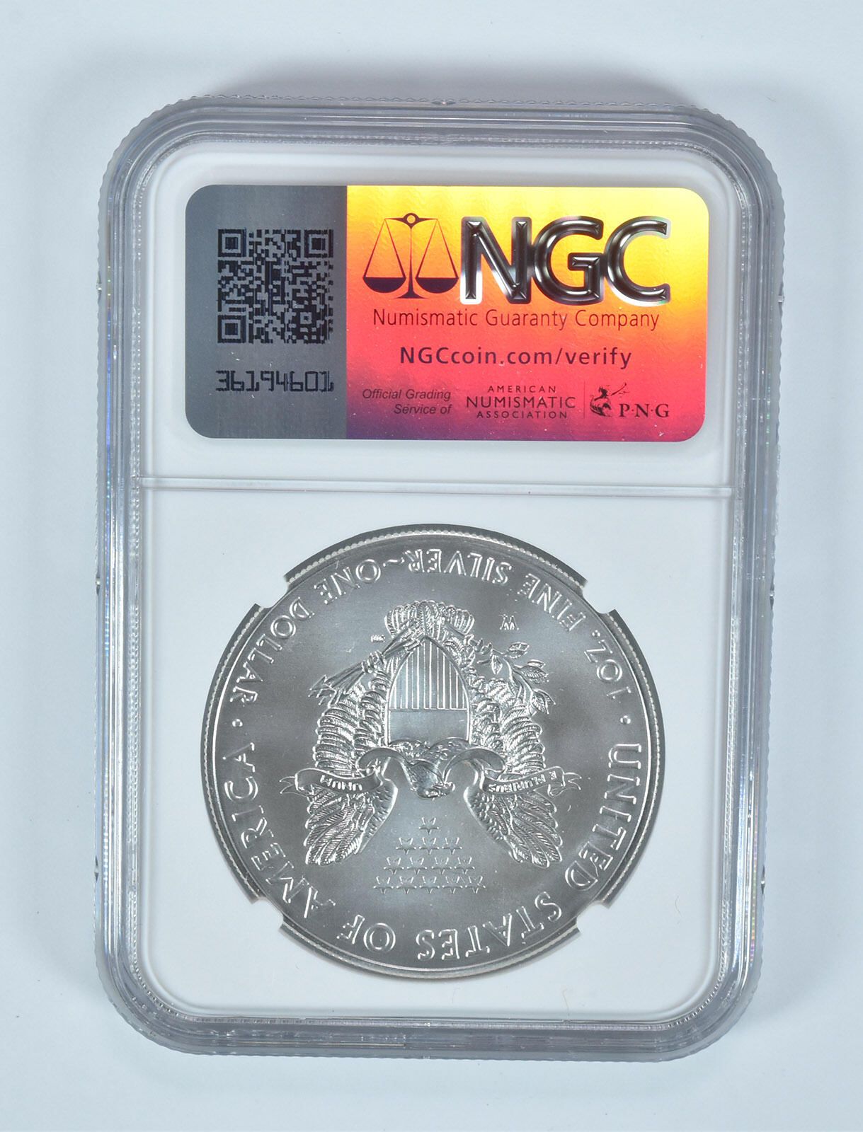 2017-W バーニッシュド シルバー イーグル ミントステート 10 NGC X