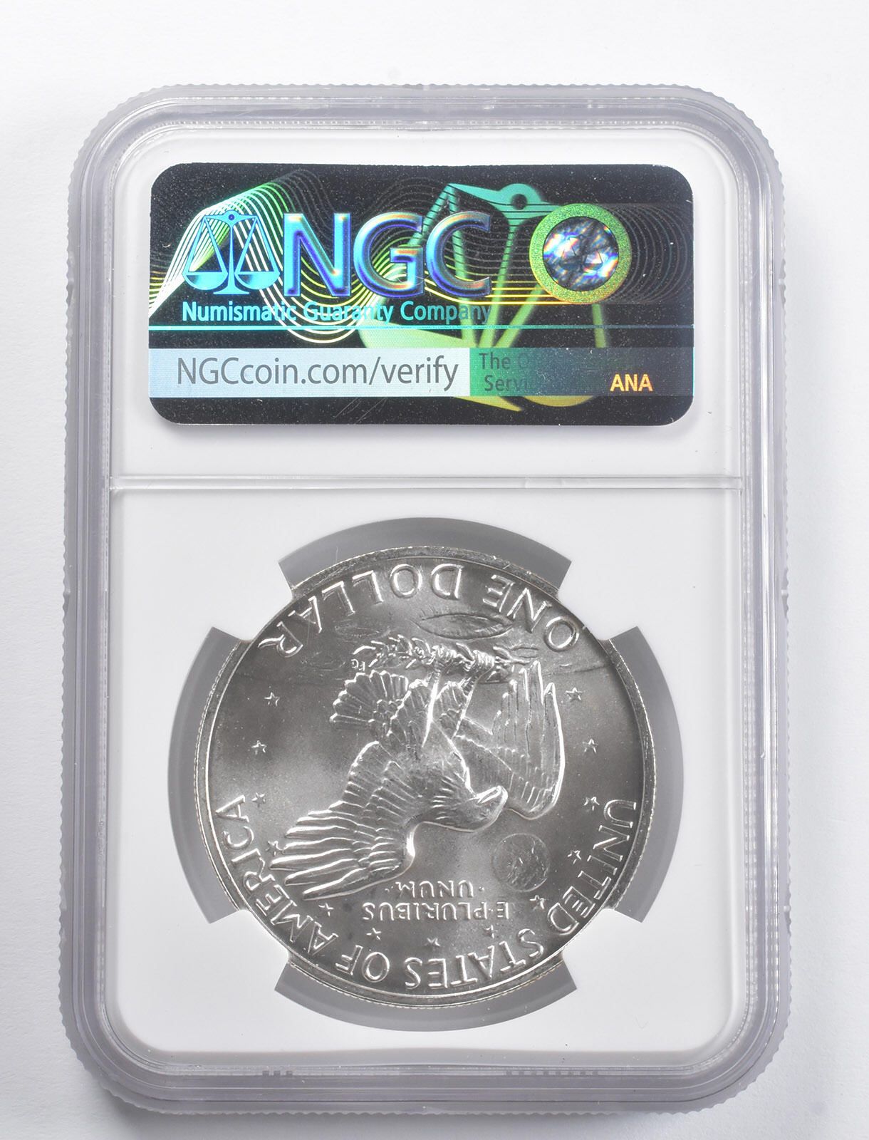 ミントエラー MS65 1972-S アイゼンハワー シルバーダラー OBV