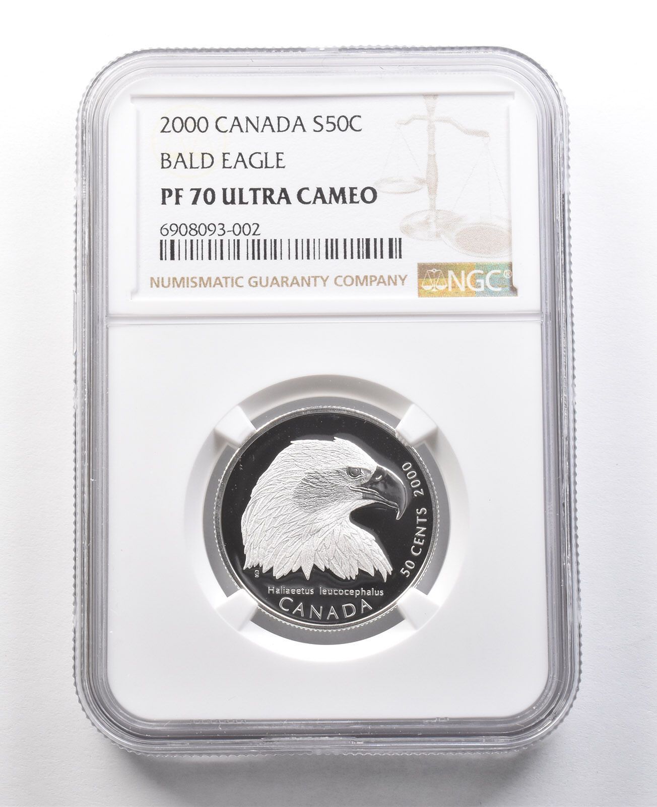 2000年カナダ 50セント銀貨 ハクトウワシ PF70 UCAM NGC *8407 - メルカリ