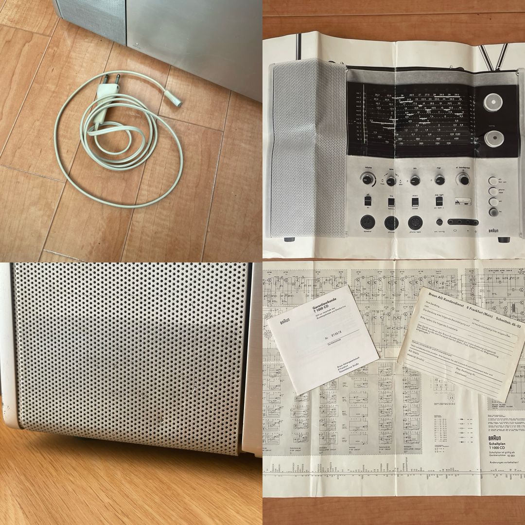 現品限り】BRAUN T1000CD ラジオ Dieter Rams MoMA収蔵 ビンテージ