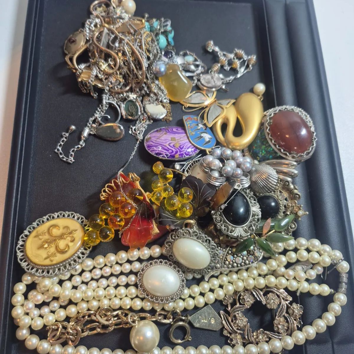 遺品整理　ネックレス　イヤリング　ブローチ 遺品整理ネックレス、時計、イヤリング、ブローチ