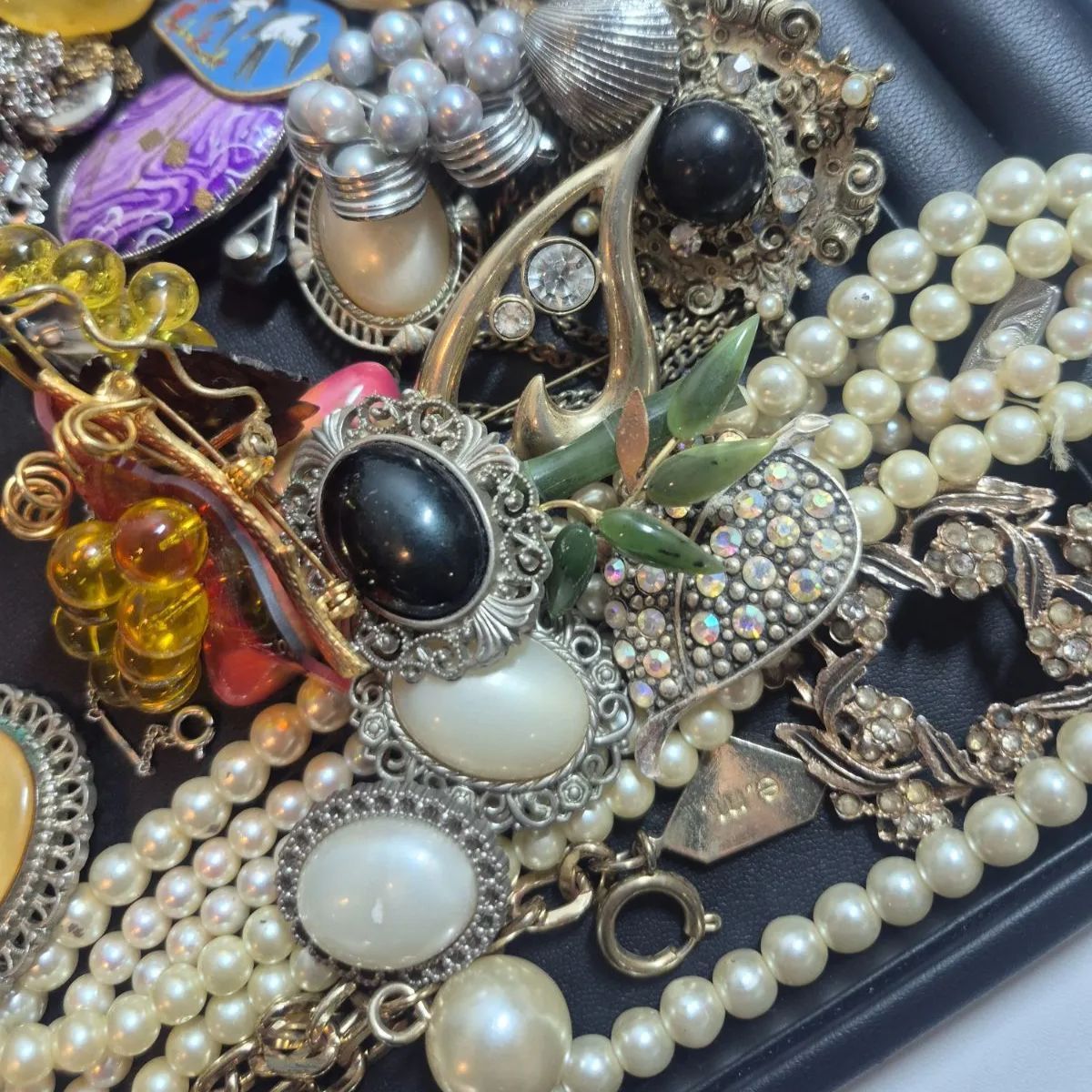 ヴィンテージ ネックレス ブローチ 遺品整理 - メルカリ