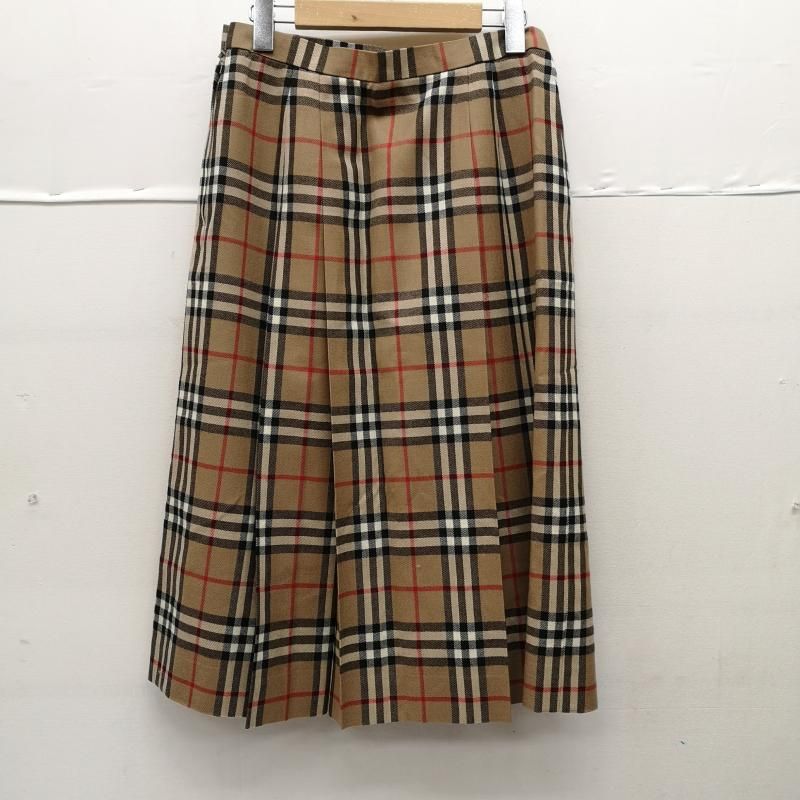 バーバリー ノバチェック プリーツ スカート サイズ13 レディース