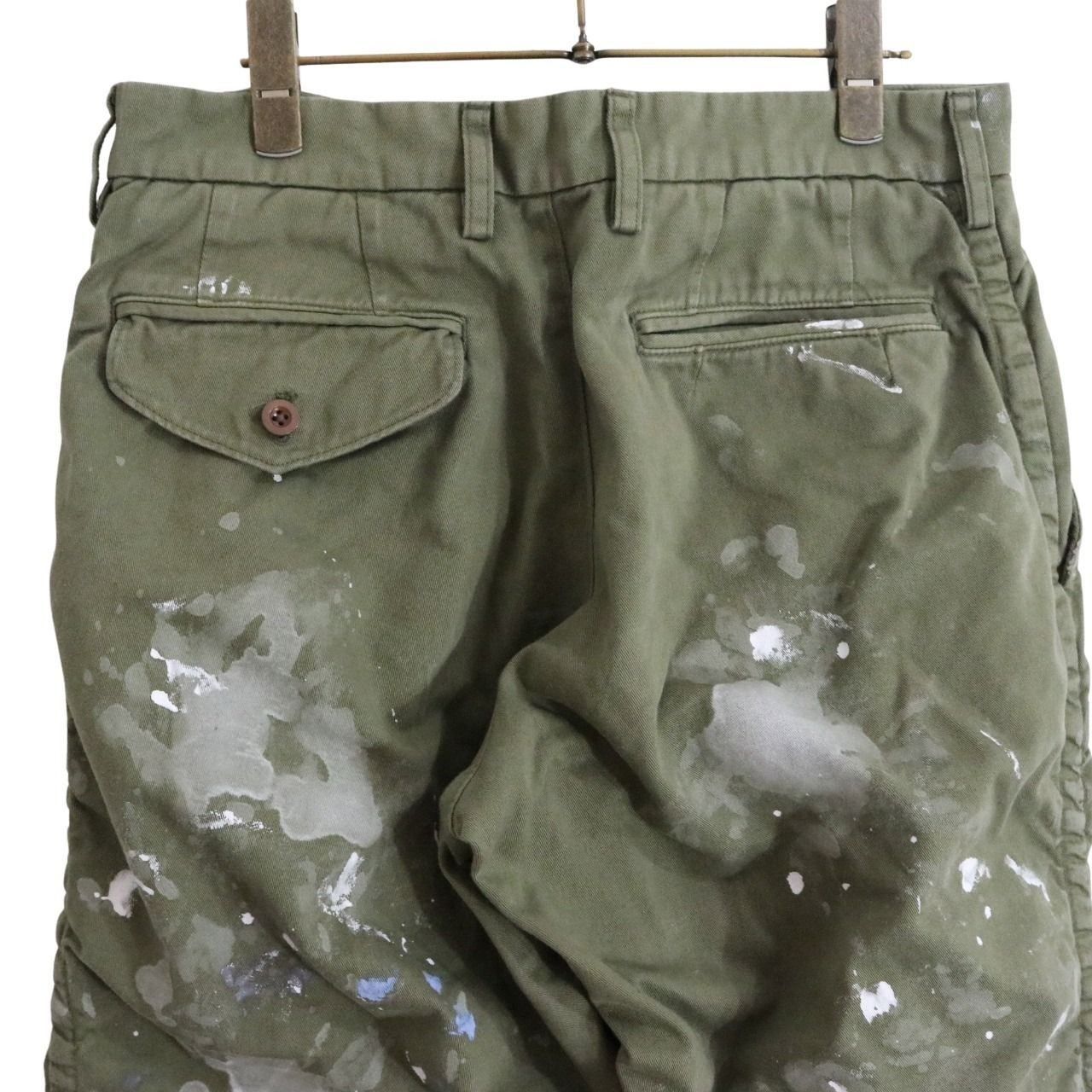 中古A】kolor カラー1 メンズ ペイントパンツ 24AW Paint Pants 24WCM