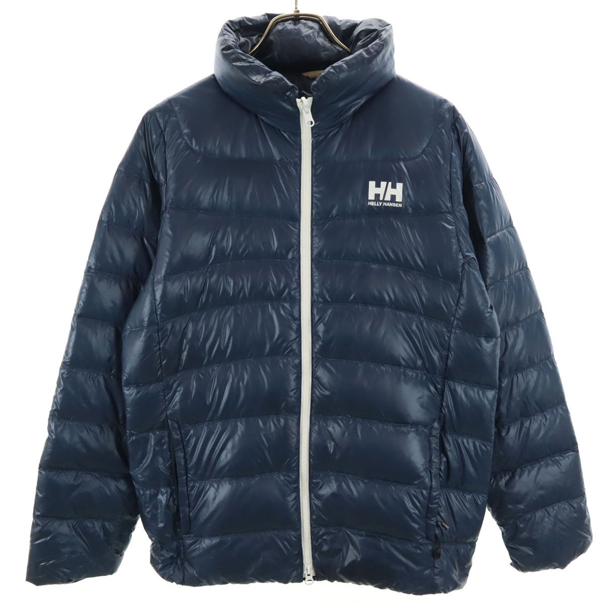 HELLY HANSEN ヘリーハンセン ナイロン ダウンジャケット M ネイビー系 