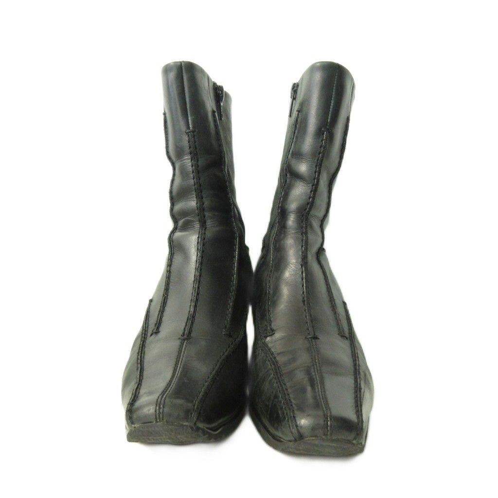 ヒロココシノ HIROKO KOSHINO ショートブーツ シューズ サイドジップ