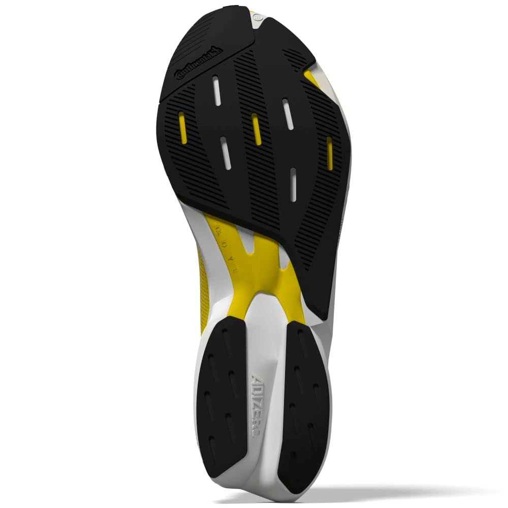 アディダス ランニングシューズ アディゼロ ジャパン 8 メンズ MDF 87 イエロー コアブラック グレー JS 3220 27 0 cm