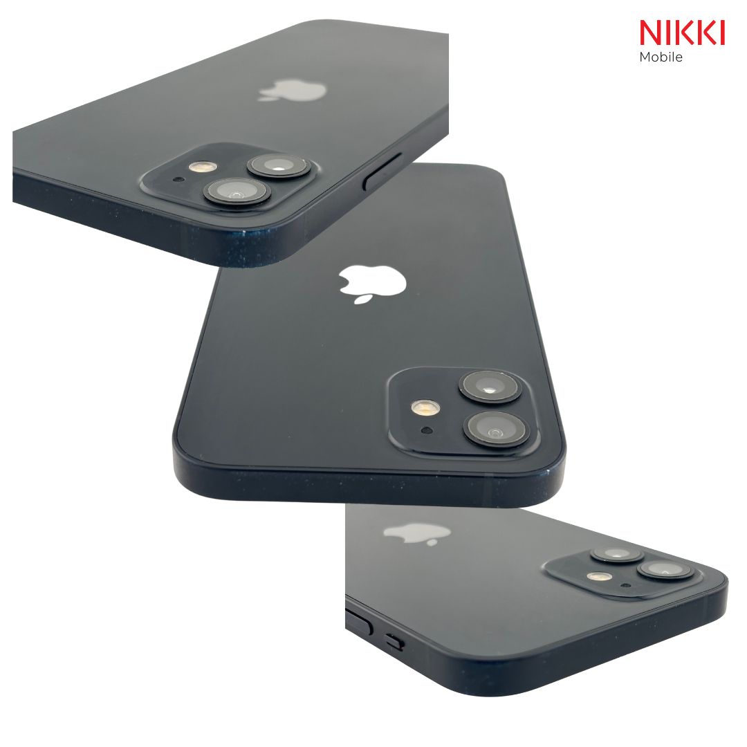 📱 iPhone12 64GB バッテリー新規交換100% ブラック SIMフリー - メルカリ