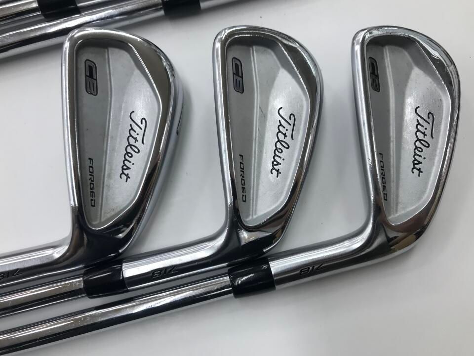 タイトリスト CB 718 AMT TOUR WHITE S200フレックス アイアンセット