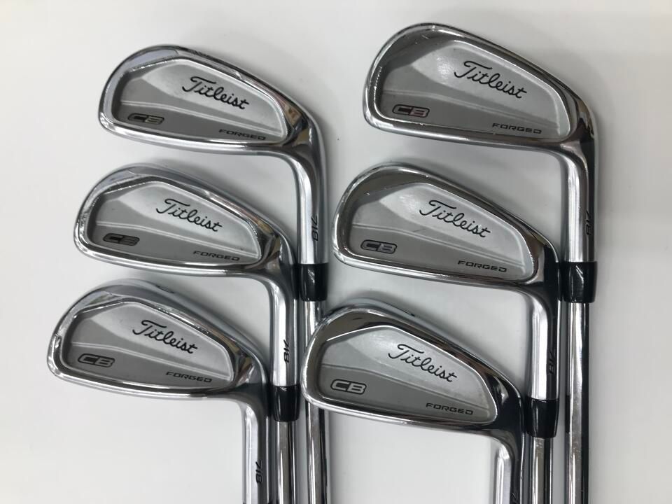 タイトリスト CB 718 AMT TOUR WHITE S200フレックス アイアンセット