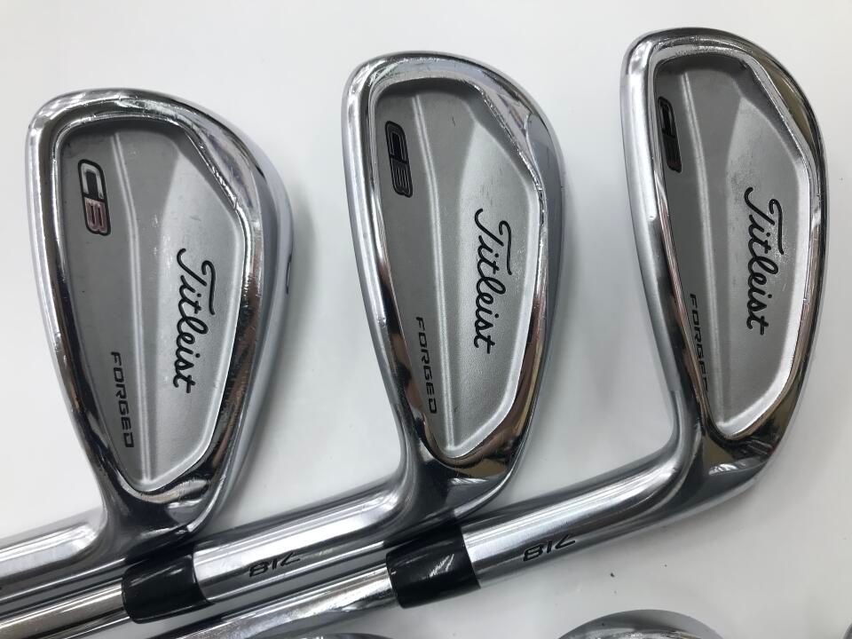 タイトリスト CB 718 AMT TOUR WHITE S200フレックス アイアンセット