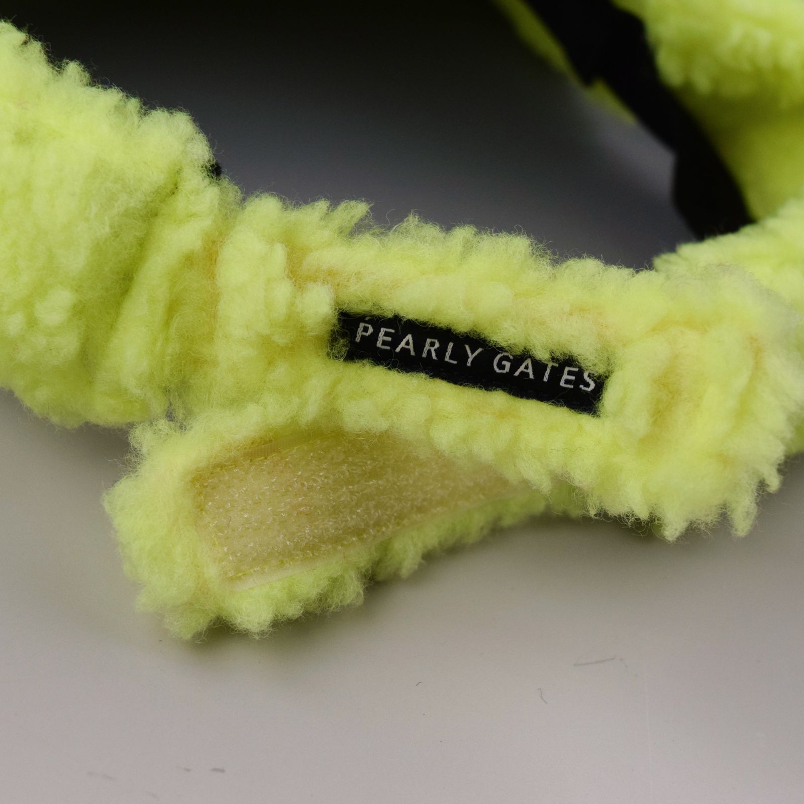 【PEARLY GATES/パーリーゲイツ】ボアフリースサンバイザー イエロー PEARLY GATES/パーリーゲイツ】ボアフリースサンバイザー イエロー