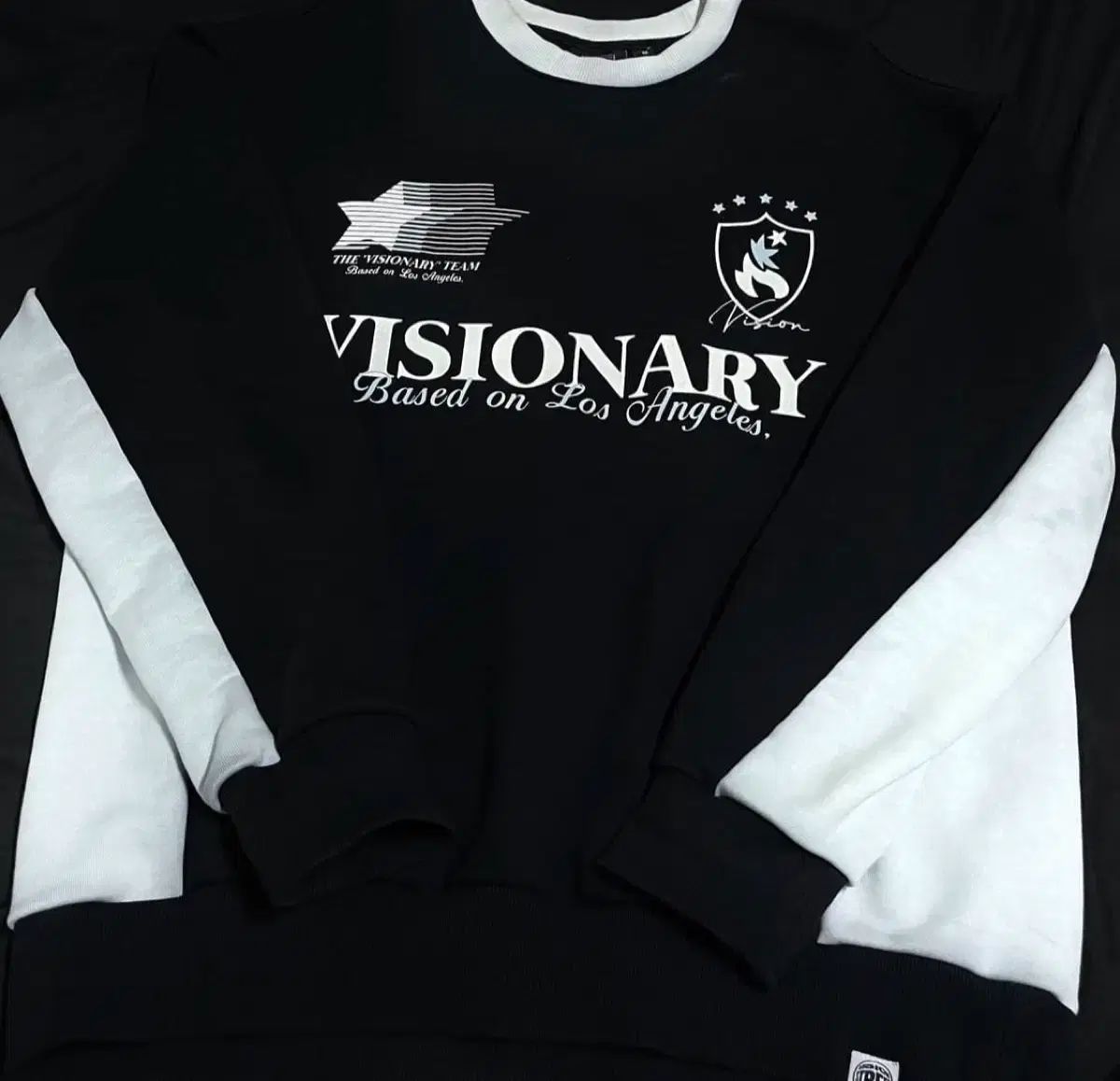 (95) ブロックコア ブロックコアLook VISION STREET WEAR(ビジョンストリートウェア) フットボール クルーネック スウェット
