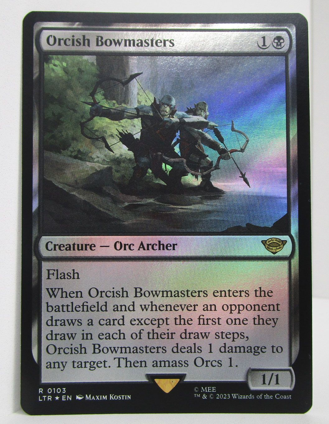 MTG オークの弓使い Orcish Bowmasters Foil 英語版 プレイ用 - メルカリ