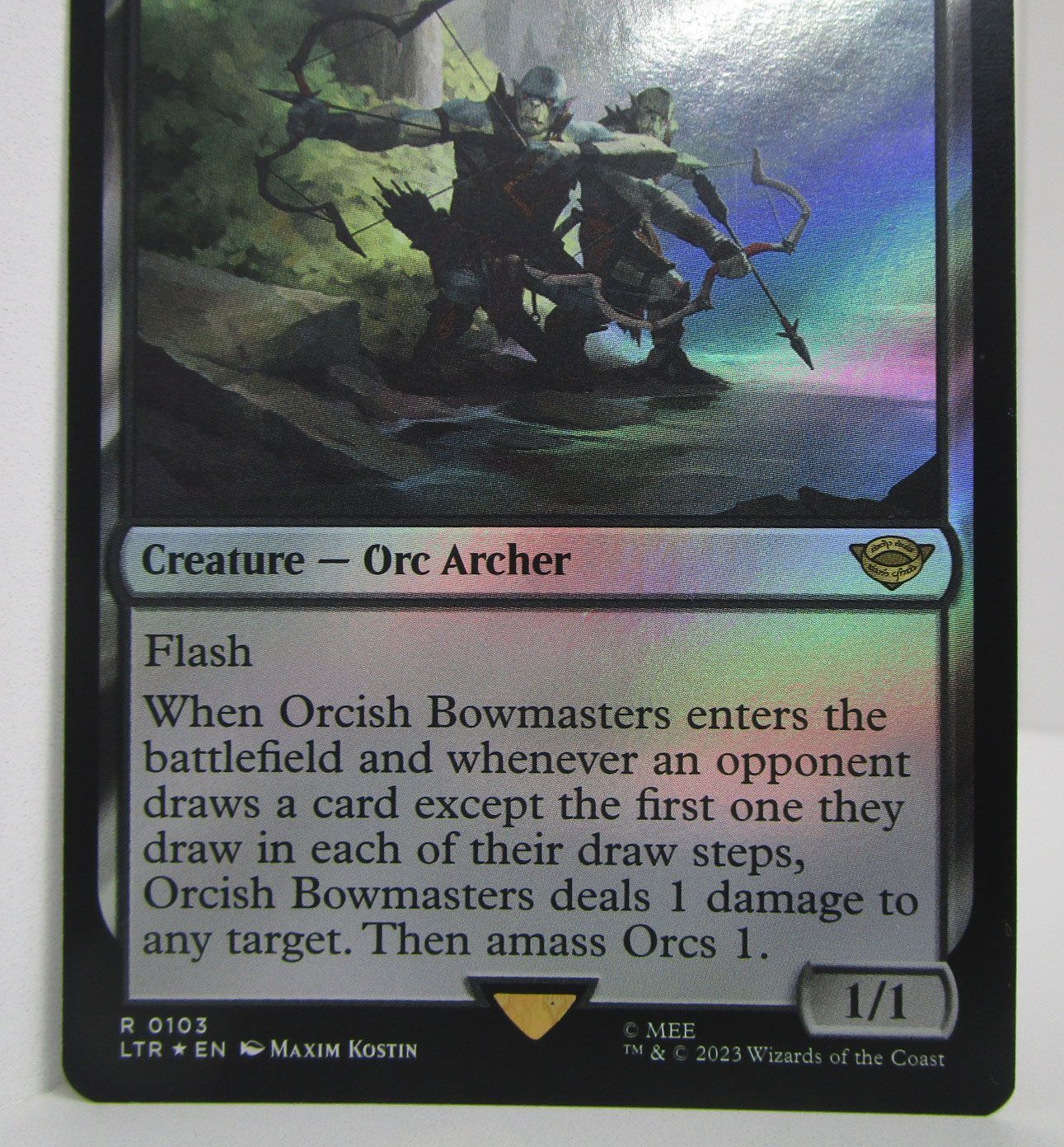 Orcish Bowmasters オークの弓使い英4 トークン付き引退品 Orcish Bowmasters オークの弓使い英4 トークン付き引退品 MTG オークの弓