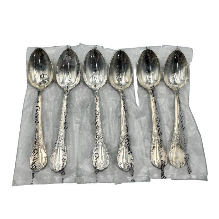 Christofle マルリーカトラリーセット 2点新品未使用・シルバー Christofle クリストフル マルリー フォーク スプーン ナイフ